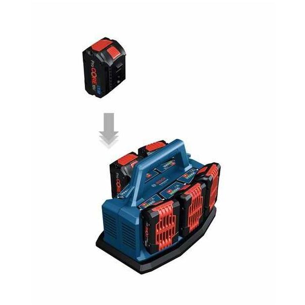 BOSCH Punjač za 6 baterija GAL 18V6-80 - 1600A01U9L