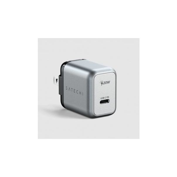 SATECHI Zidni punjač 20W USB-C PD , siva - 160347