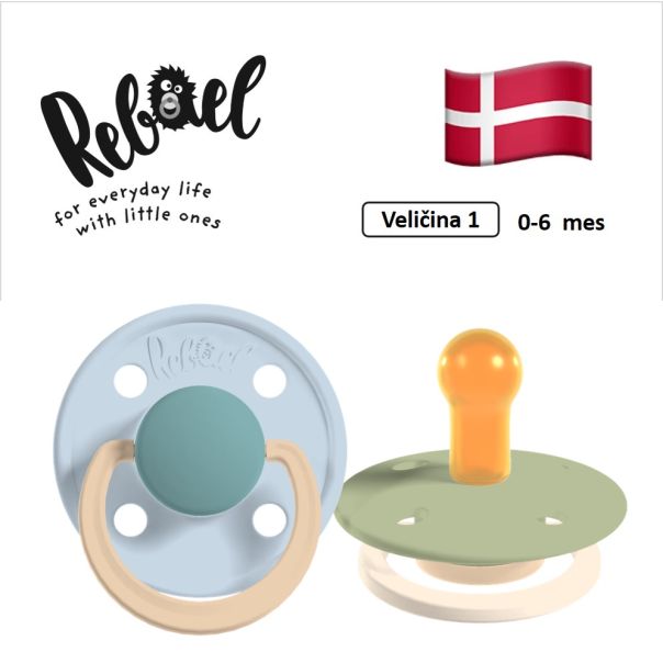 REBAEL varalice za bebe, 0-6 mes, 2 kom, Plava i Maslina, RBL16031920 - EP3258265