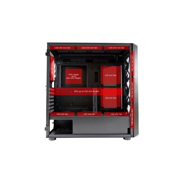 LC POWER Gaming 804B Obsession_X ATX gaming kućište - 160673