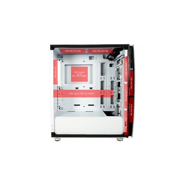 LC POWER Gaming 713W Bright Sail X ATX gaming kućište - 160682