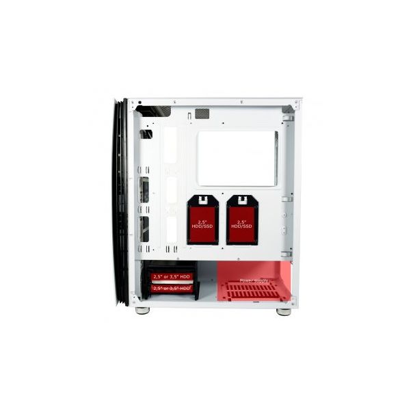 LC POWER Gaming 713W Bright Sail X ATX gaming kućište - 160682