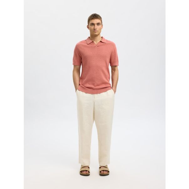 SELECTED Muška roze majica lino - EP3080859