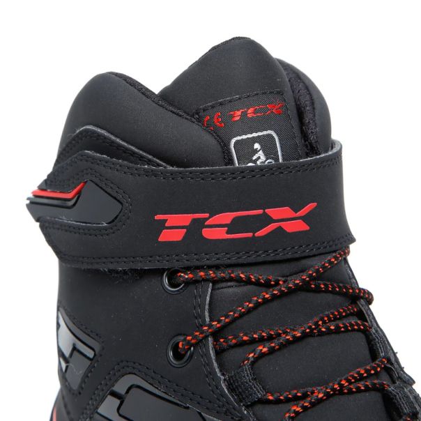 TCX ZETA WATERPROOF crno crvene moto patike - 16162TCXBRD