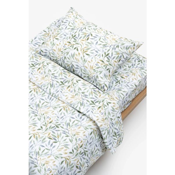 STEFAN Komplet krep posteljine 200x200cm  Oliva - 162-1224