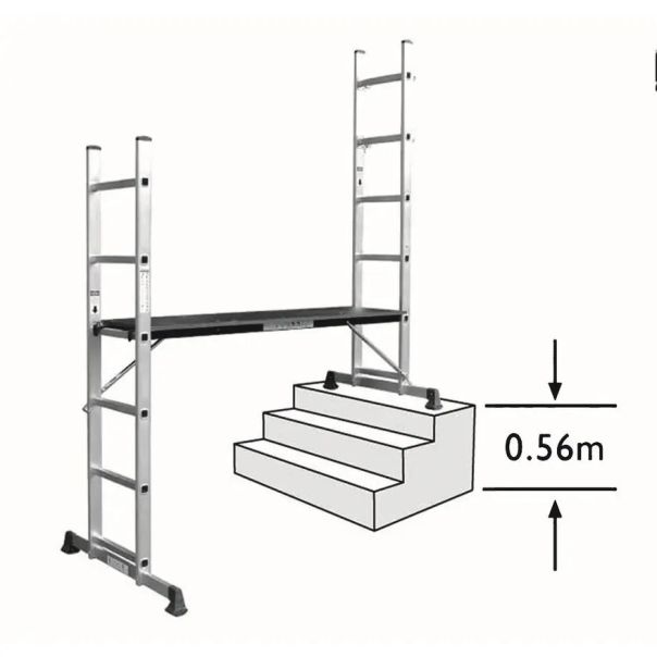 SuperStep Mini Skela 2x7 - 3m - 1620-1-1