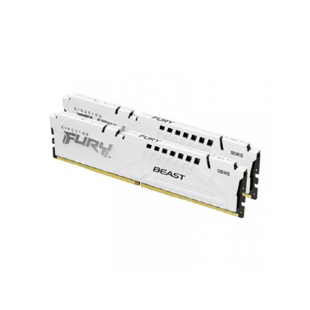 KINGSTON RAM DIMM DDR5 32GB (2x16GB) 5200MHz Fury Beast White KF552C40BWK2-32 - EP2851293
