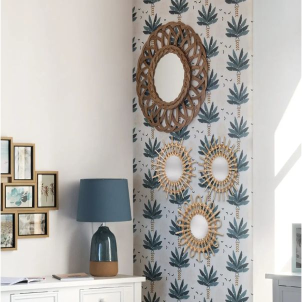 ATMOSPHERA Ogledalo set 3/1 27x3cm mdf/staklo bež - 162204A