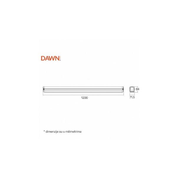 BB LINK Vododiht LED 136A PRO 36W 4000K 4680lm 110° IP65 - 163373