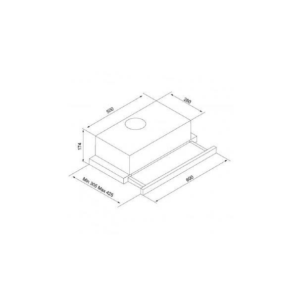 DAVOLINE Aspirator Delta 060 black - 163655