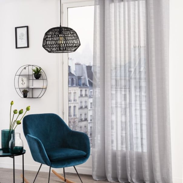 ATMOSPHERA Zavesa louis 140x240cm poliester siva - 163924B