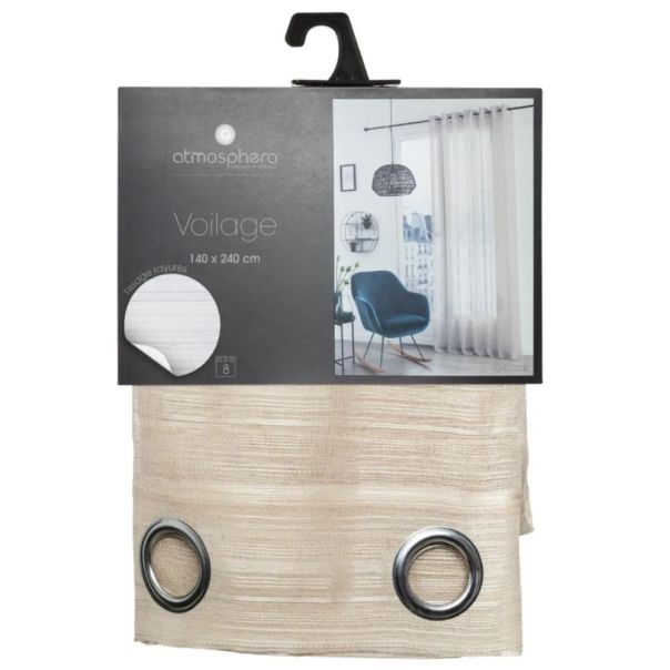 ATMOSPHERA Zavesa Louis 140x240cm poliester bež - 163924D