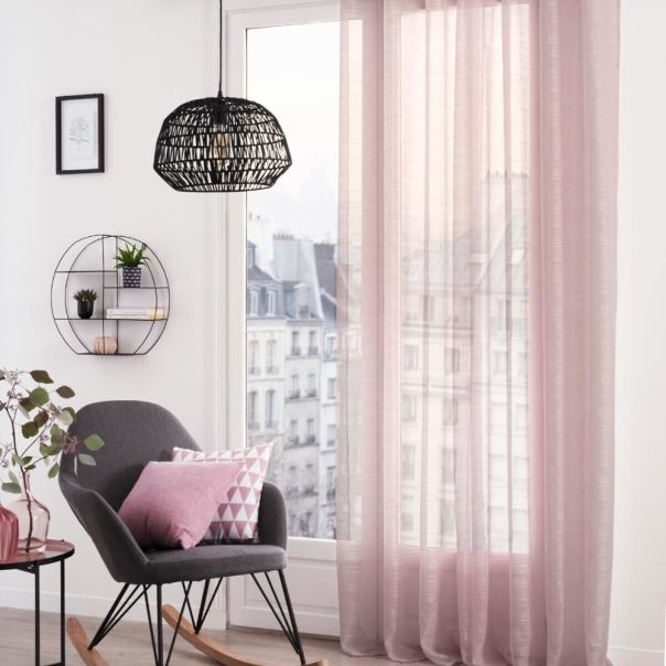 ATMOSPHERA Zavesa Louis 140x240cm poliester roze - 163924P