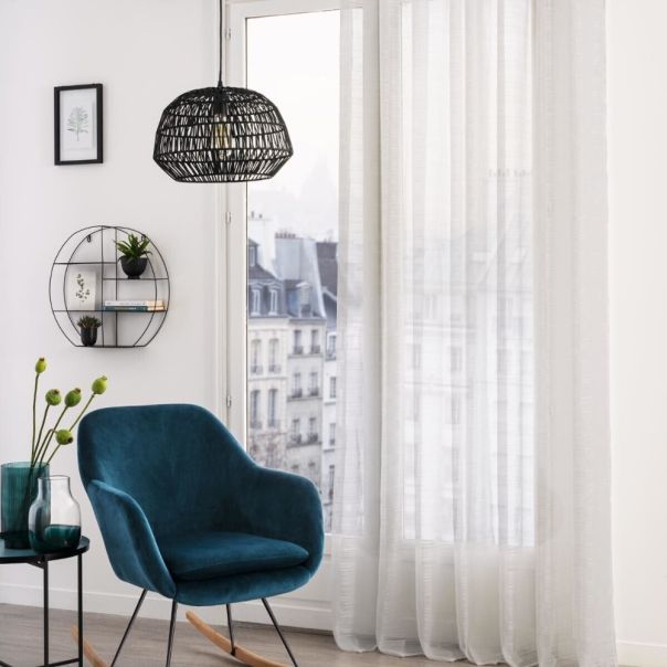 ATMOSPHERA Zavesa Louis 140x240cm poliester bela - 163924Z