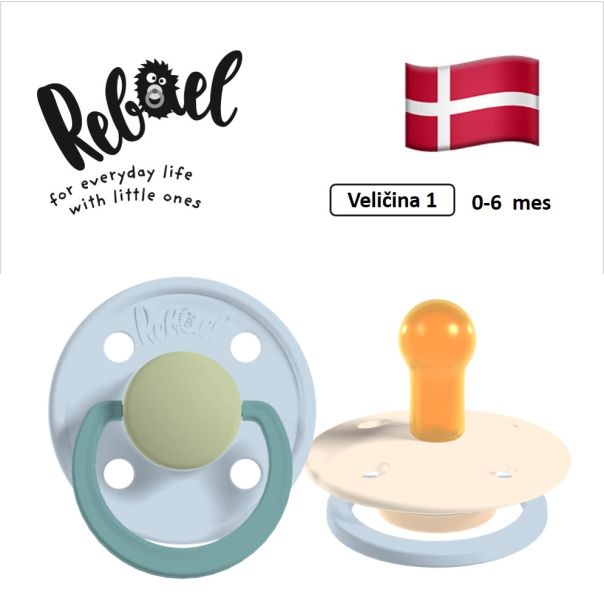 REBAEL varalice za bebe, 0-6 mes, 2 komada, Svetloplava, RBL16391260 - EP3229408