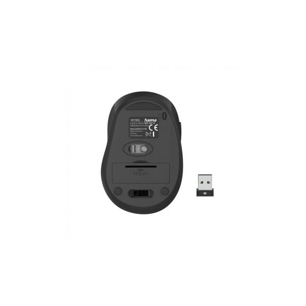 HAMA Bežični Optički Miš MW-400 V2, Crni 6 Tastera - 164608