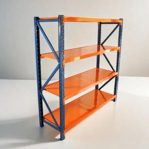 SuperHome 200x200x60cm 4x200kg Potpuno Metalna Montažna Polica - 1655-1