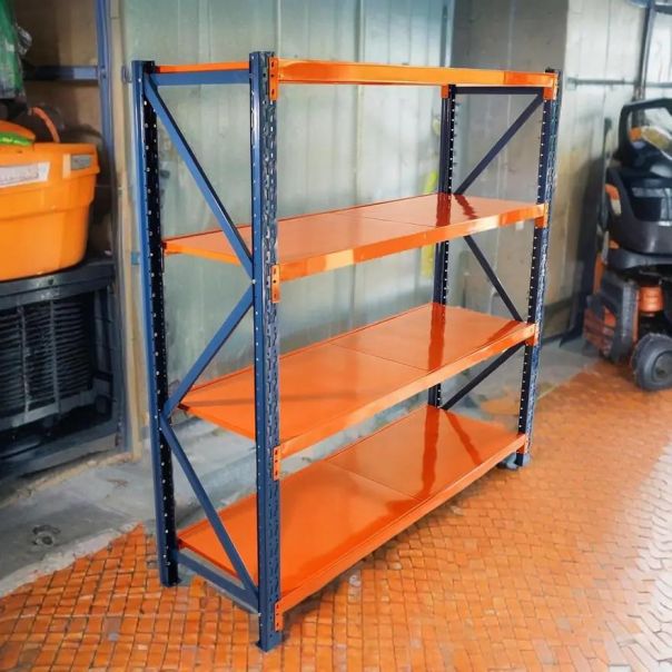 SuperHome 200x200x60cm 4x200kg Potpuno Metalna Montažna Polica - 1655-1