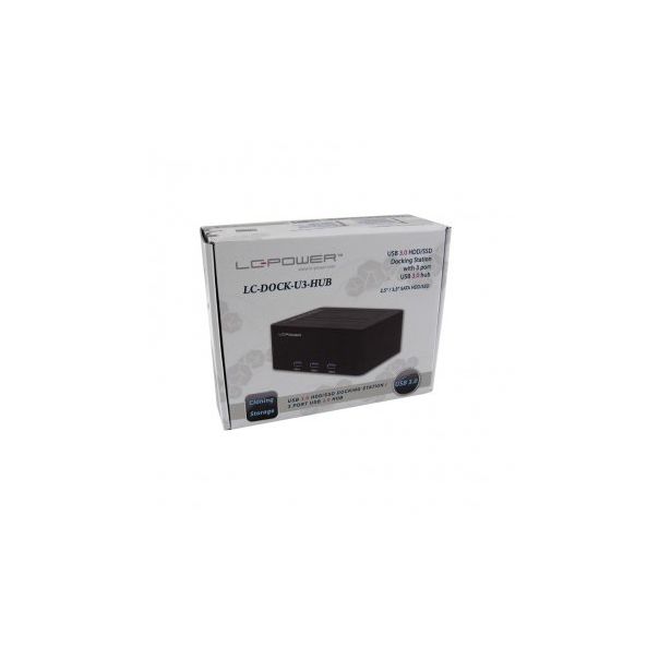 LC POWER LC-DOCK-U3-HUB HDD priključna stanica - 165855