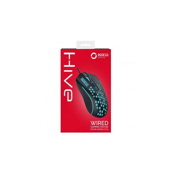 SPARCO HIVE SPMOUSE Žični gejmerski miš - 165861
