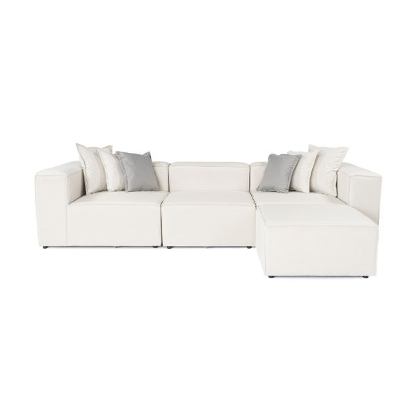 ATELIER DEL SOFA Ugaona garnitura Frida 4, krem - 165THN1101