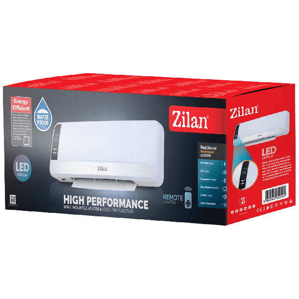 ZILAN Nazidna grejalica, daljinski , 2000W, LED Display - ZLN2090 - EP2964379