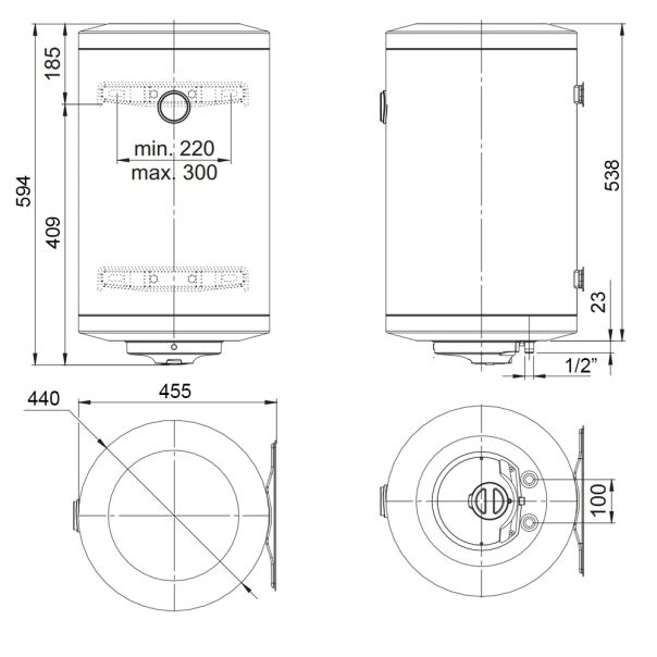 BOSCH Standardni bojler TR2000T 50B - 16713