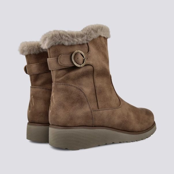 SKECHERS Čizme keepsakes wedge comfy w - 167248-TPE