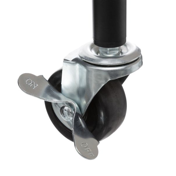 FIVE Polica sa točkićima Blackwood 45.5x28.5x75, metal/crna - 167789-1