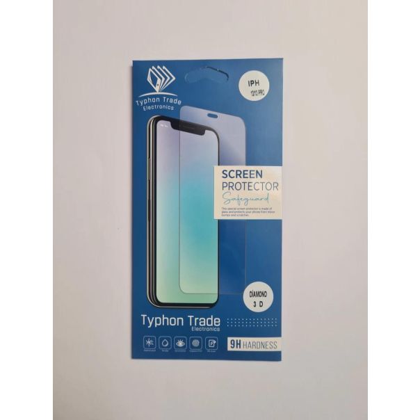 TYPHON Zaštitno staklo iPhone 13/13 Pro Diamond 3D Fullcover Antistatic - 95207