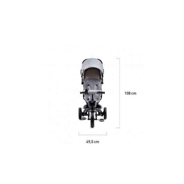 KINDERKRAFT Tricikl Aveo 2u1, siva - 167987