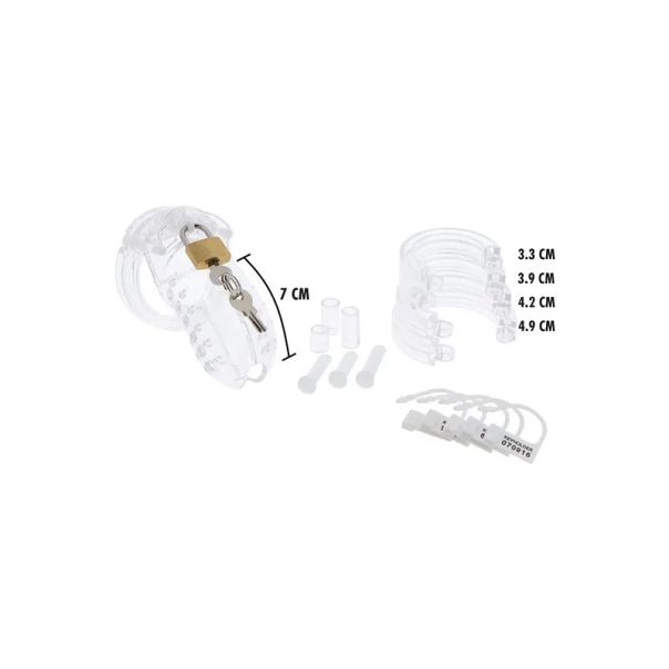 Kavez za penis Chastity Cock Cage Acrylic - 16820