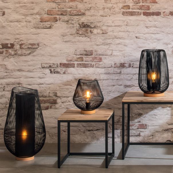 ATMOSPHERA Stona lampa 26x28cm crna - 168213