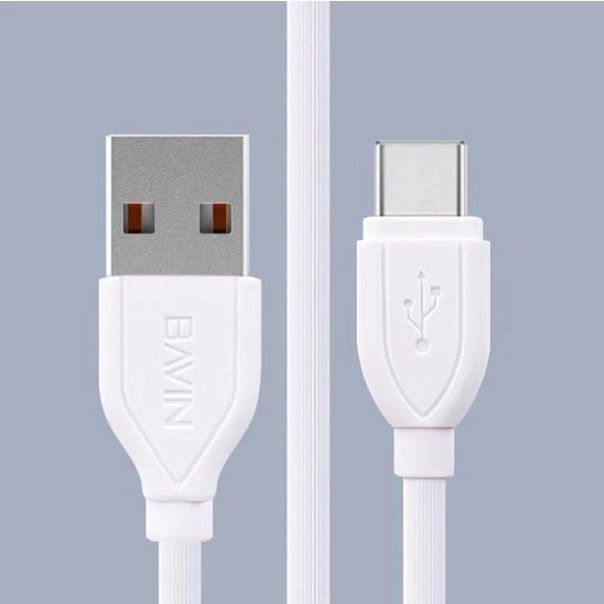 BAVIN Kabl Type-C 2,0m, bela - 90112