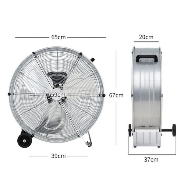 Podni ventilator 65cm 180w - 1689-1