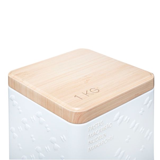 FIVE Kutija za pastu Scandi 10,6X10,6X16,8cm metal bela - 169297