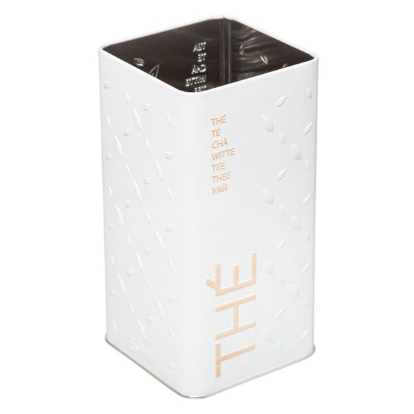 FIVE Kutija za čaj S.candi 8,5X8,5X17cm metal bela - 169299