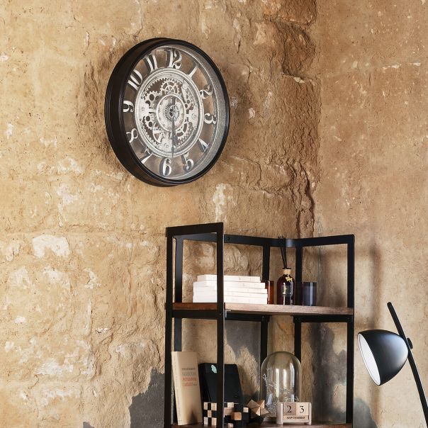 ATMOSPHERA Zidni sat 50x7.5cm siva - 169312-1-1