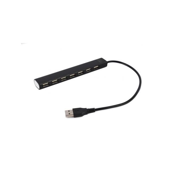 GEMBIRD USB 2.0 7-port hub, crni (UHB-U2P7-04) - 169396