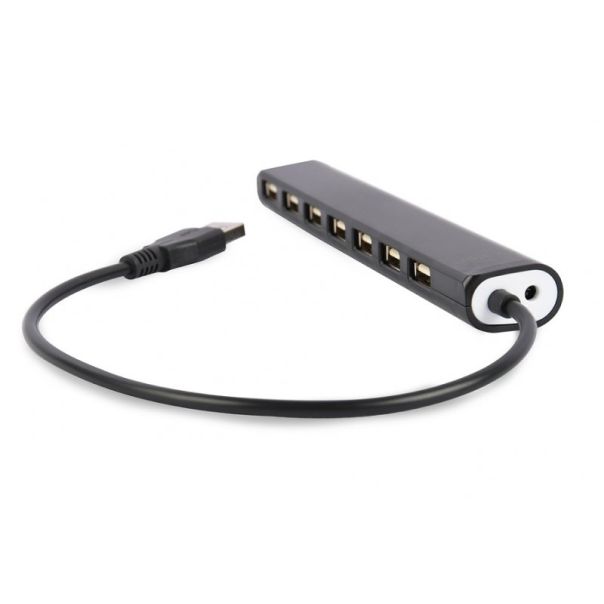 GEMBIRD USB 2.0 7-port hub, crni (UHB-U2P7-04) - 169396