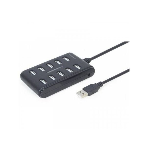 GEMBIRD USB 2.0, 10-port hub, crni (UHB-U2P10P-01) - 169397