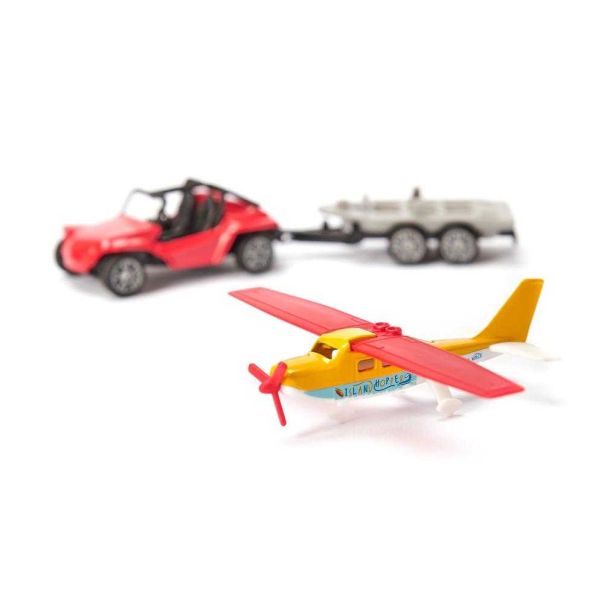 SIKU Buggy sa sportskim avionom - 1696-1