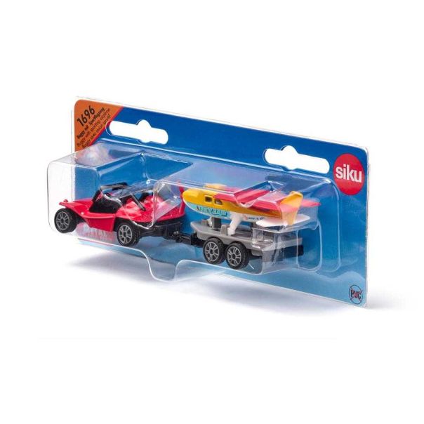 SIKU Buggy sa sportskim avionom - 1696-1