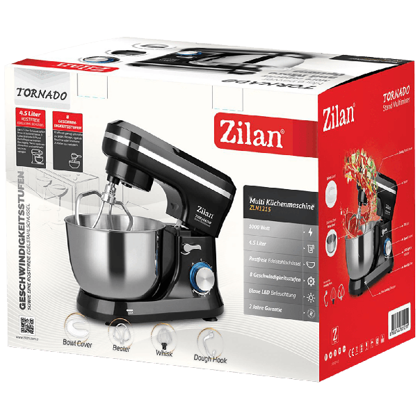 ZILAN Kuhinjski robot ZLN1215, crna - EP3205100