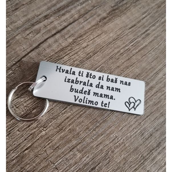 Happy Pumpkin Privezak za ključeve Hvala ti mama 1 P322 - P322