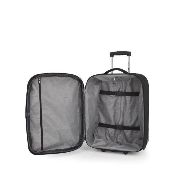 Kofer mali (kabinski) 40x55x23/27 cm polyester 45,9/53l-2,5 kg 2 točka Orbit crna - 16KG123221B