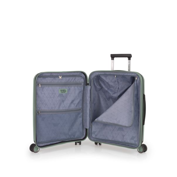 GABOL Kofer mali (kabinski) PROŠIRIVI 40x55x20/25cm Brooklyn 41,7/47,4 l-2,8 kg zelena - 16KG123922F