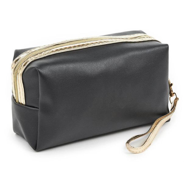 VERDE Neseser cetvrtasti sa zlatnim paspulom 0237, 18×7×10 cm - 16NSV0237B