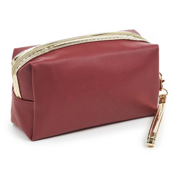 VERDE Neseser cetvrtasti sa zlatnim paspulom 0237, 18×7×10 cm - 16NSV0237DB