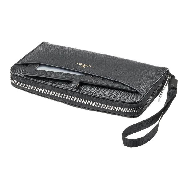 VERDE Novčanik ženski sa futrolom za vizit karte 0235, 19.5×3.5×10.5 cm - 16NZV0235B